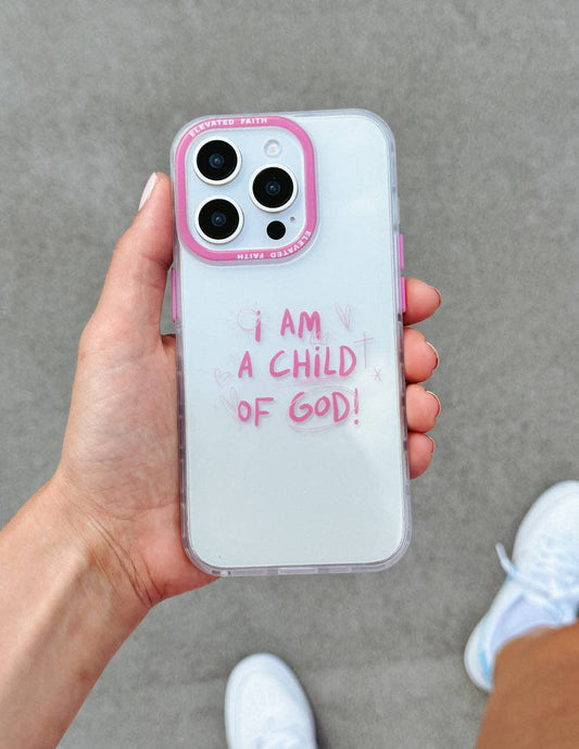 Child of God Pink Phone Case: IPhone 15 Pro