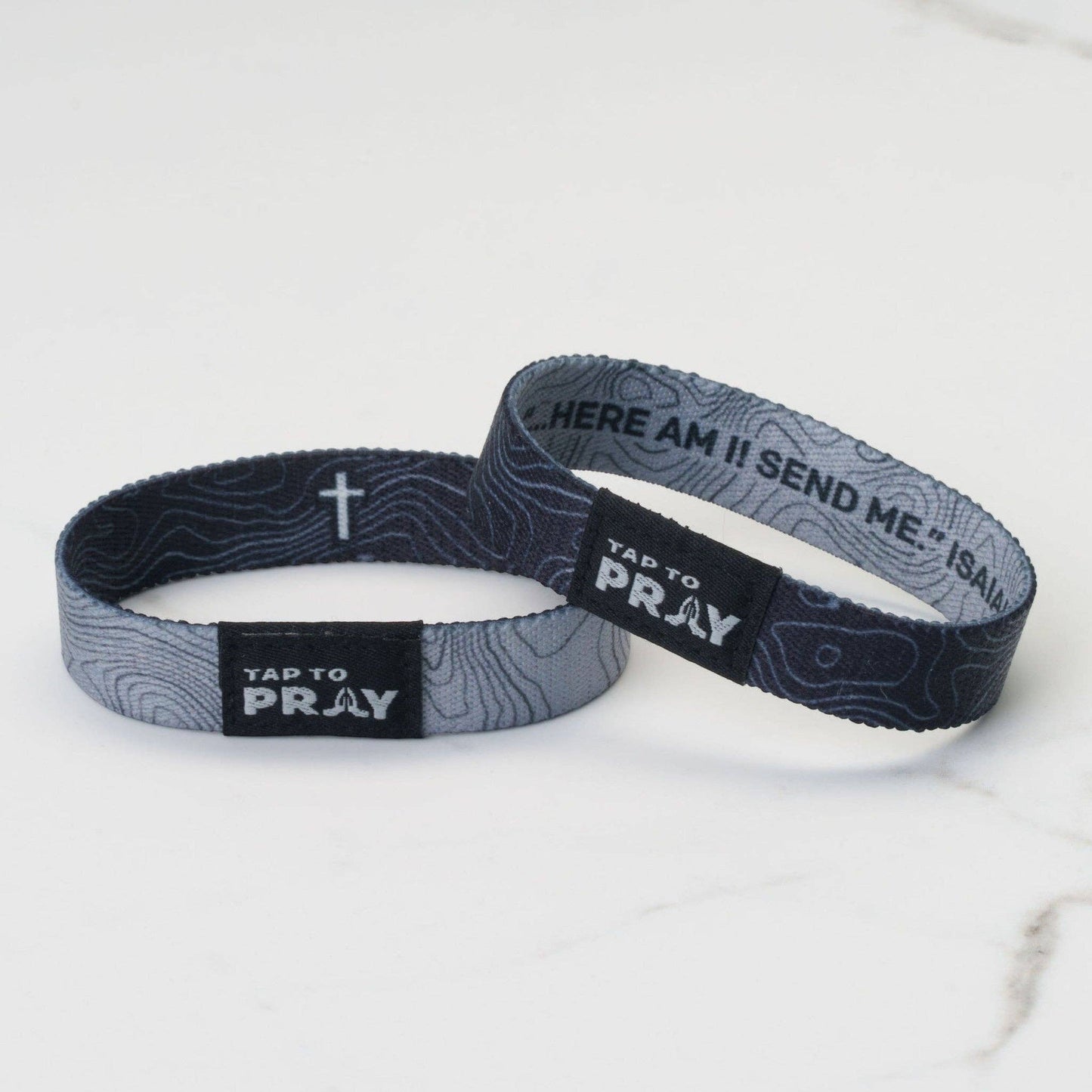 Tap To Pray® Wristband – Valor Topography: Medium