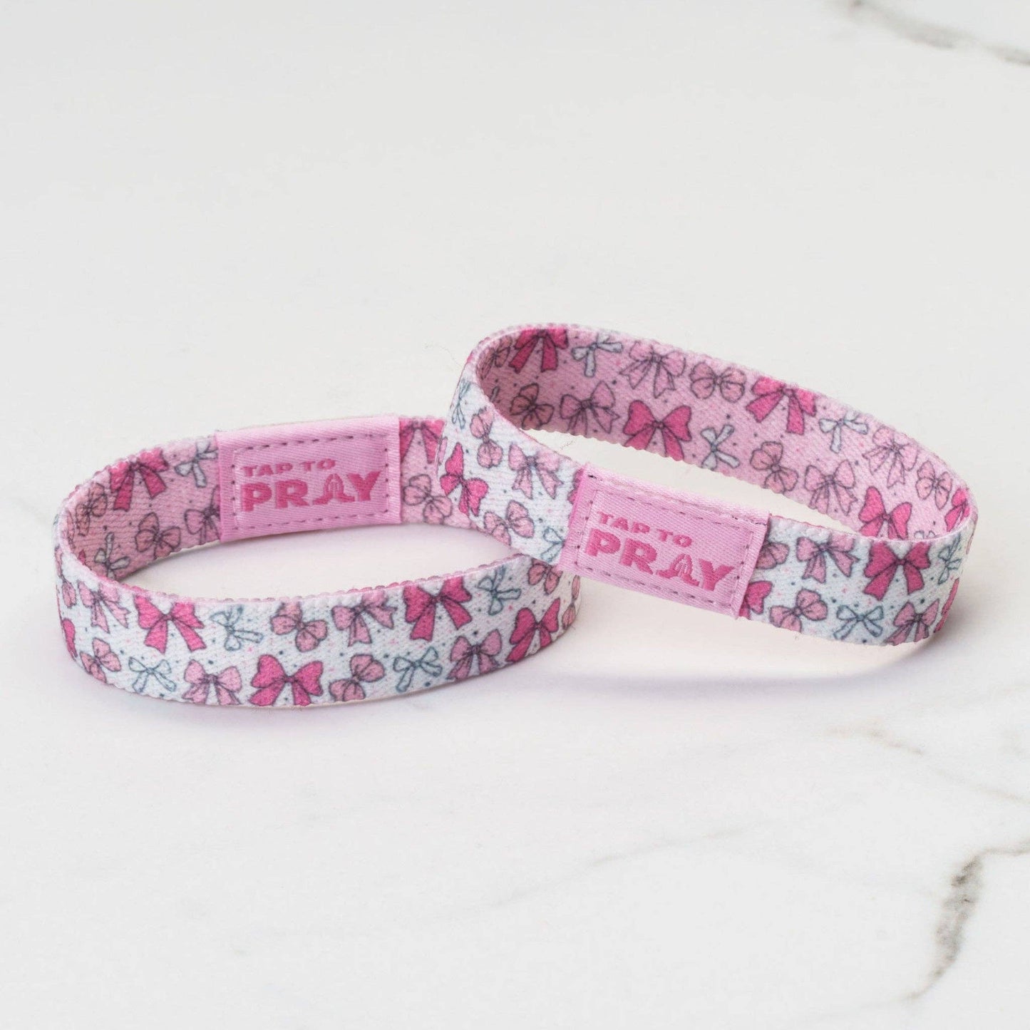 Tap To Pray® Wristband – Boutique Bows: Small