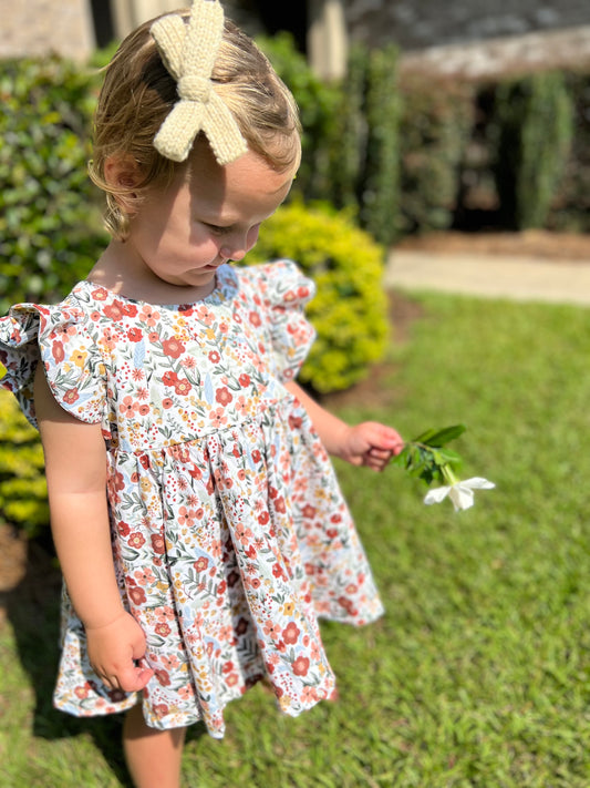 Baby Ruffle Sleeve Dress