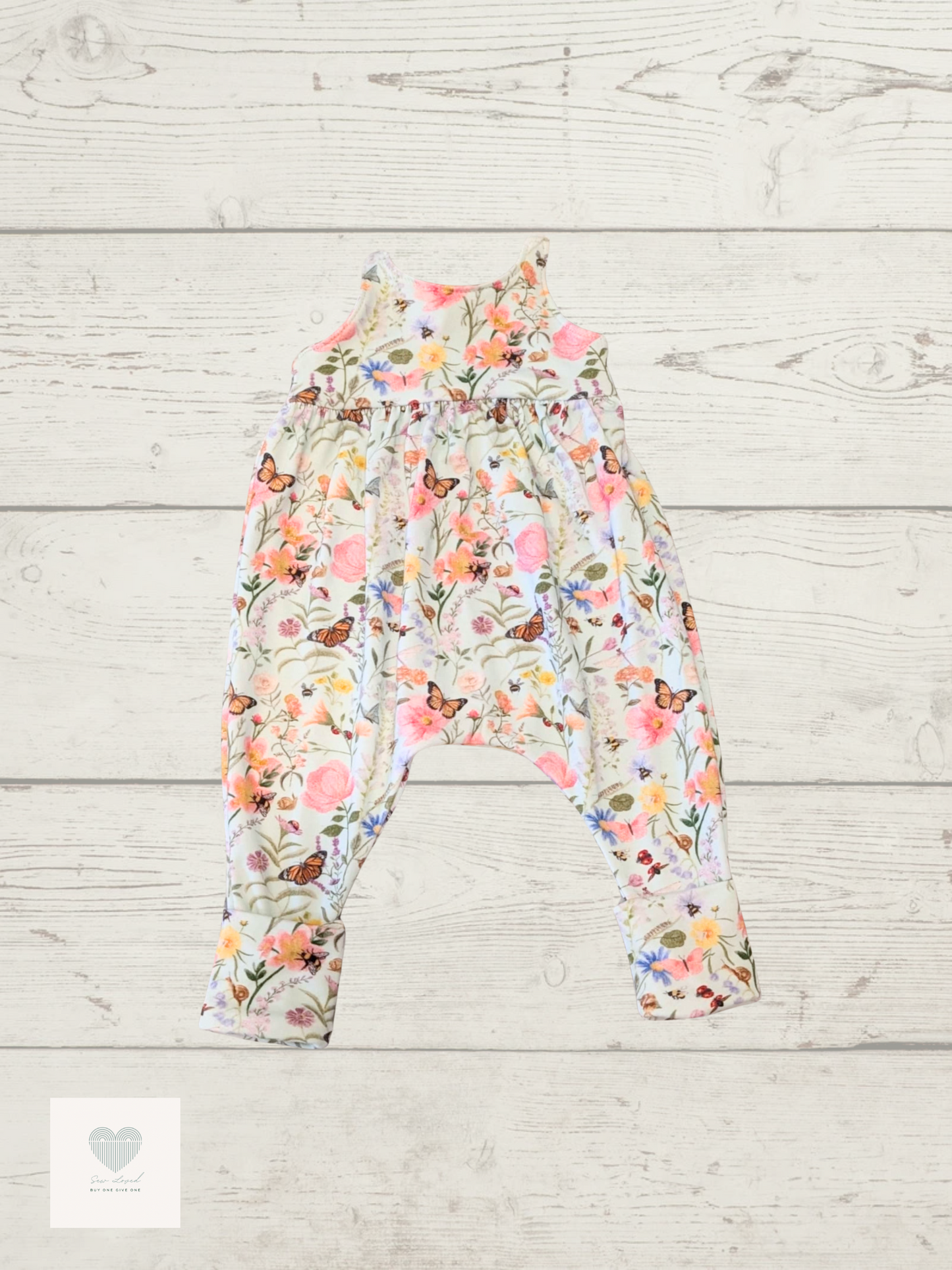 Bow Tie Back Romper - Baby