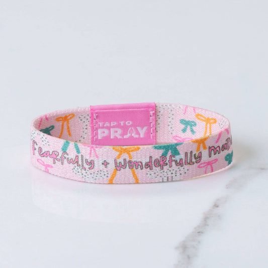 Tap To Pray® Kingfolk Series Wristband – Fearfully & Wonderfully Made: Medium