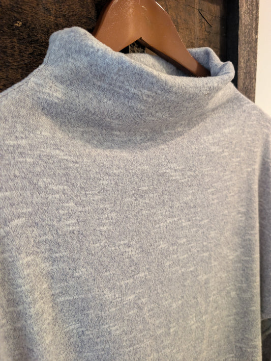 Mock Neck Top - Long Sleeve Heather