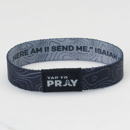 Tap To Pray® Wristband – Valor Topography: Medium