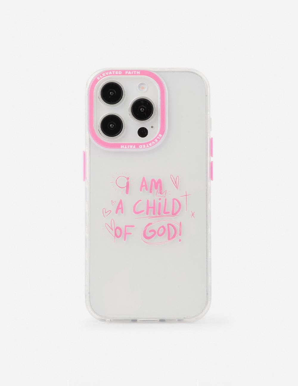 Child of God Pink Phone Case: IPhone 15 Pro