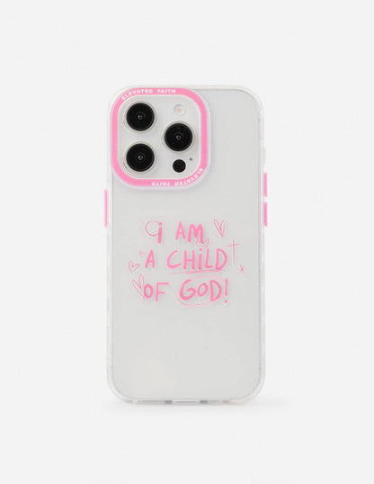 Child of God Pink Phone Case: IPhone 15 Pro