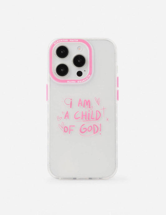 Child of God Pink Phone Case: IPhone 15 Pro