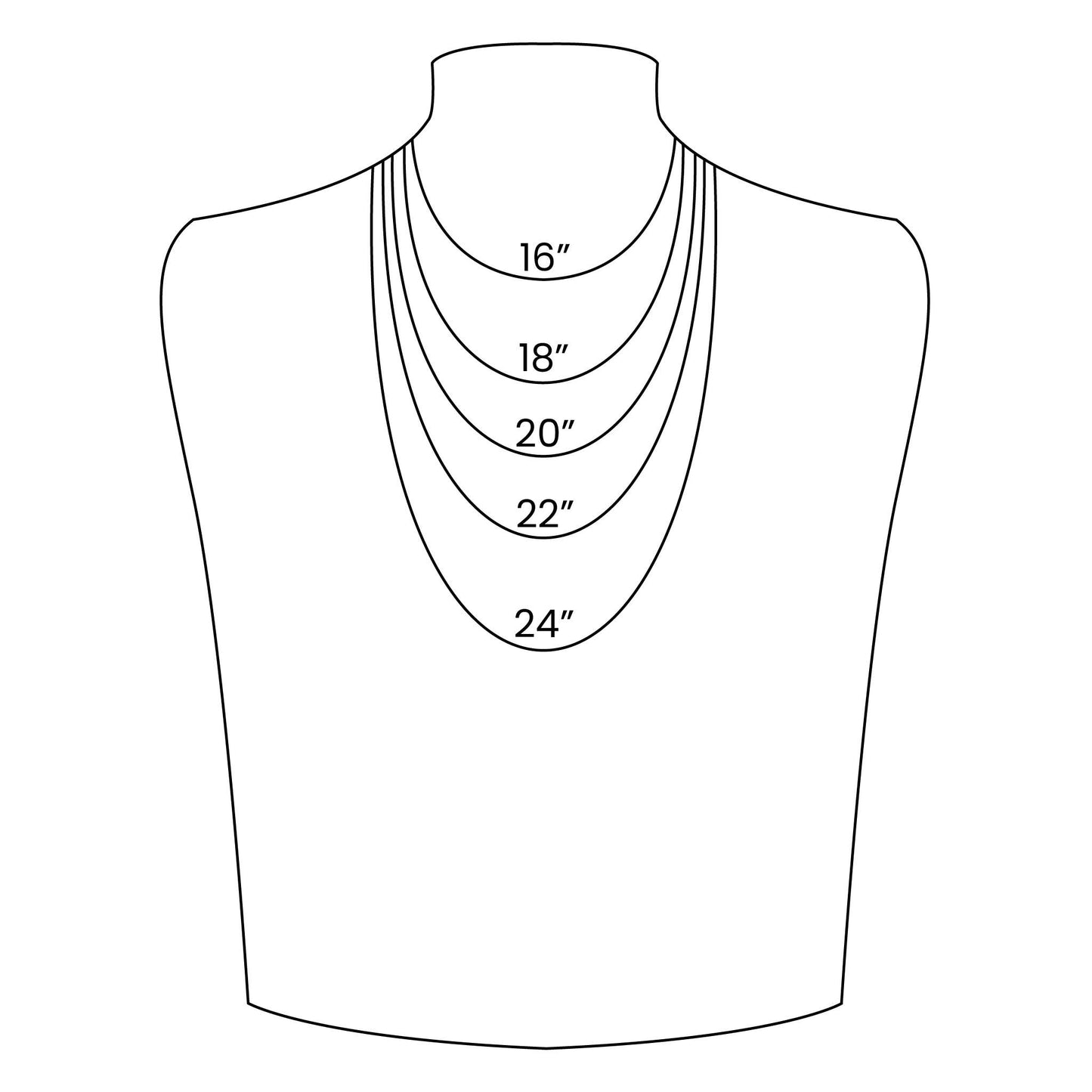 18K Gold Paperclip Chain Necklace: 20+02" / 4mm
