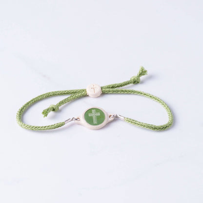 Tap To Pray® Survivor Series Bracelet: Vanilla + Cross