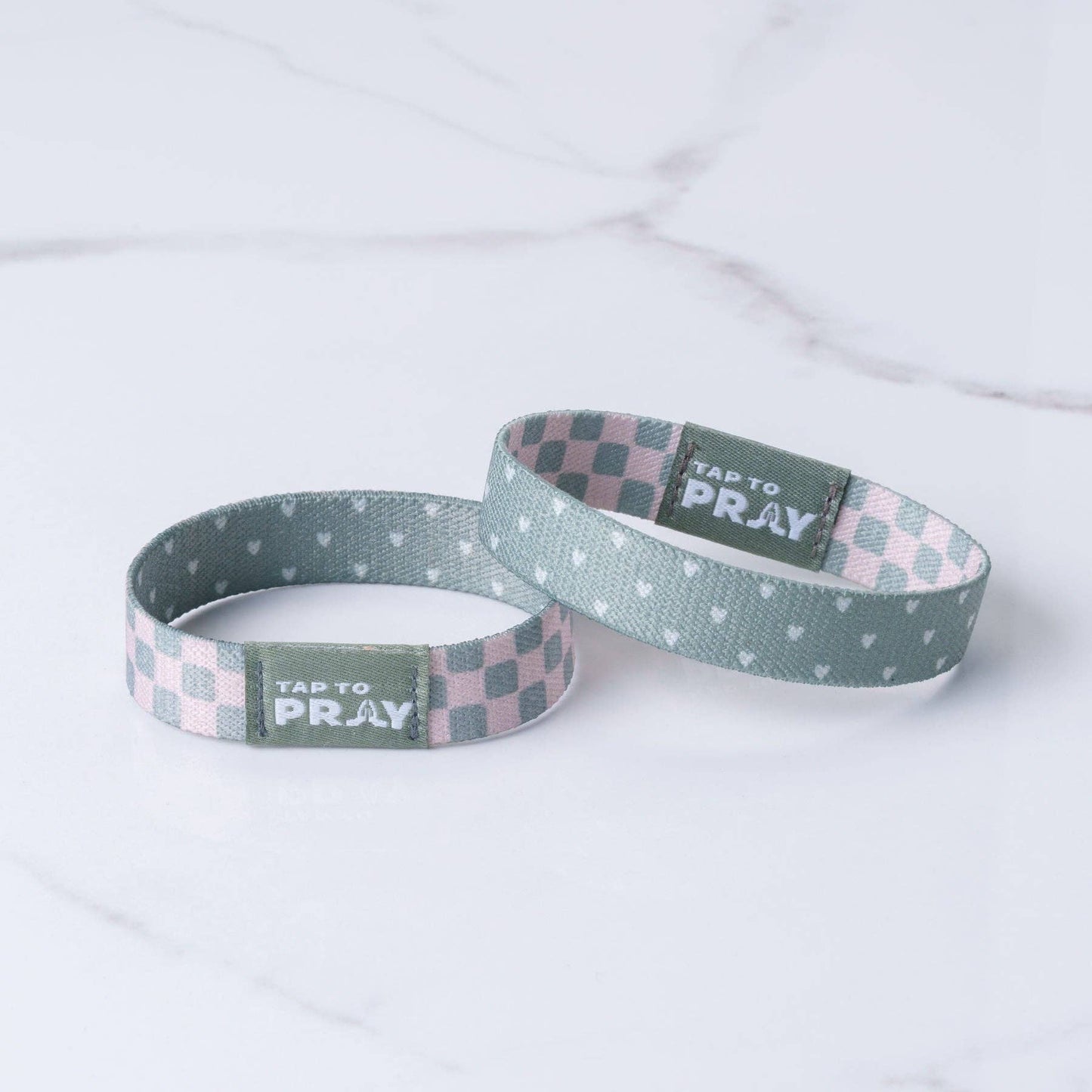 Tap To Pray® Wristband – Cottage & Tile: Medium