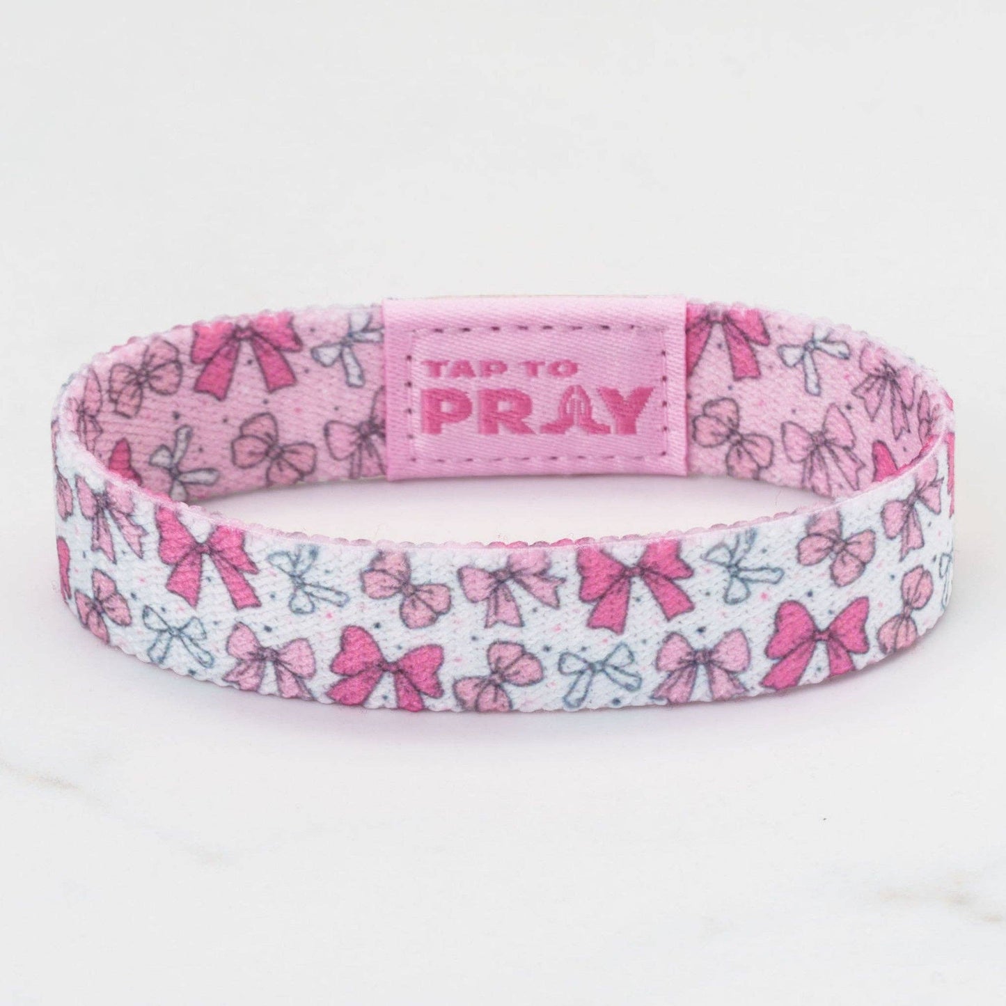 Tap To Pray® Wristband – Boutique Bows: Small