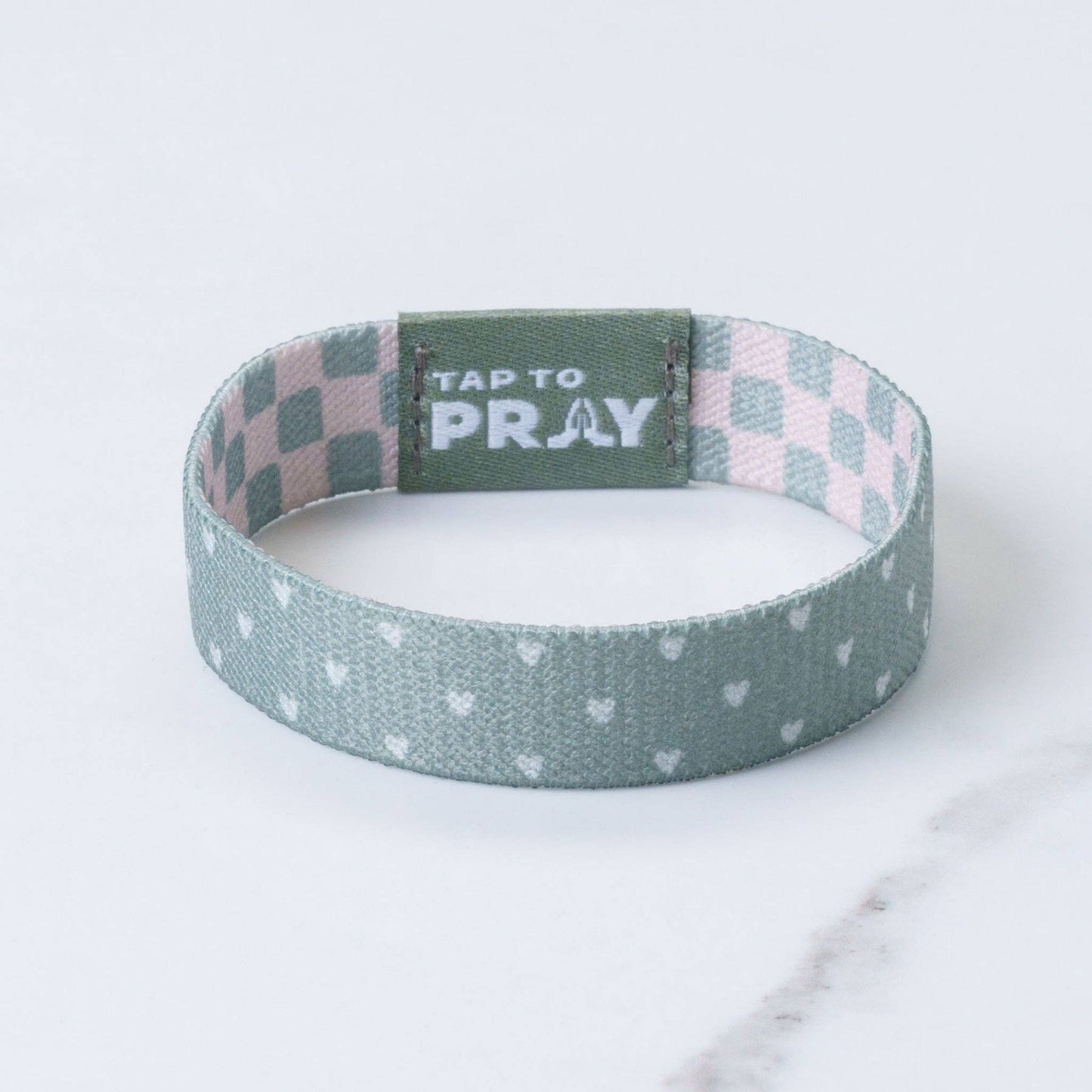 Tap To Pray® Wristband – Cottage & Tile: Medium