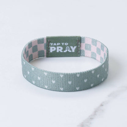 Tap To Pray® Wristband – Cottage & Tile: Medium