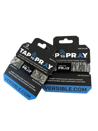 Tap To Pray™ Wristbands - Forest & Tree Bark Camo: Small / Forest Camo / Tree Bark Camo