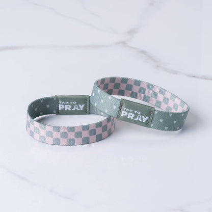 Tap To Pray® Wristband – Cottage & Tile: Medium