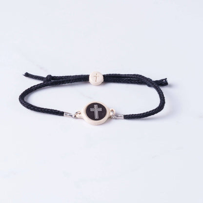 Tap To Pray® Survivor Series Bracelet: Mocha + Cross