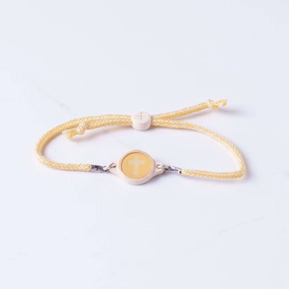 Tap To Pray® Survivor Series Bracelet: Vanilla + Cross
