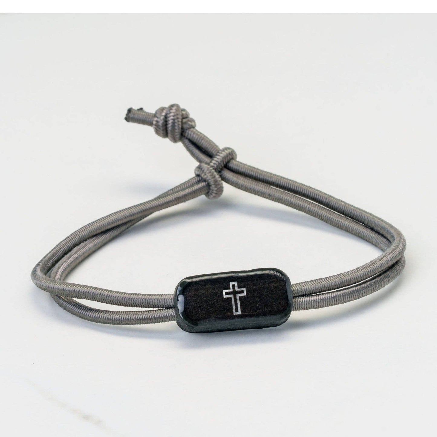 Tap To Pray® Survivor Series Tactical Bracelet: Camo Green + Cross