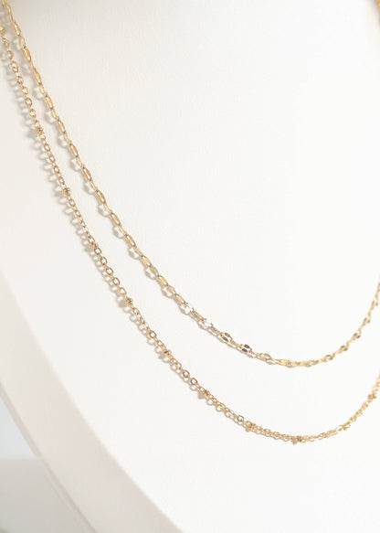 Stainless Steel Satellite Chain Necklace: Stainless / 20+2"