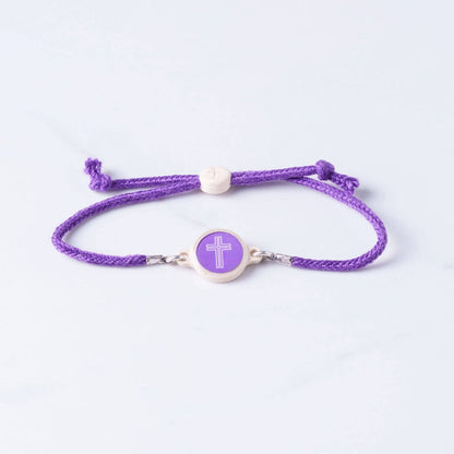 Tap To Pray® Survivor Series Bracelet: Vanilla + Cross