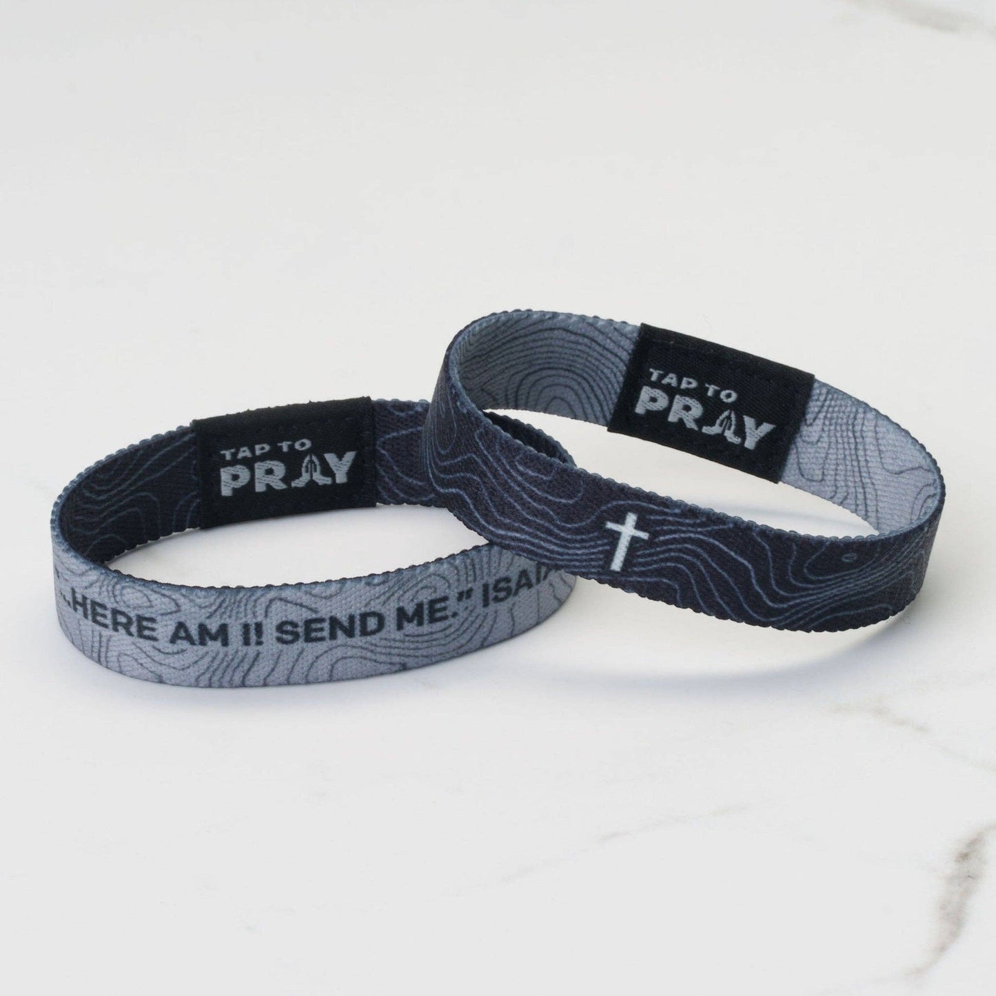 Tap To Pray® Wristband – Valor Topography: Medium
