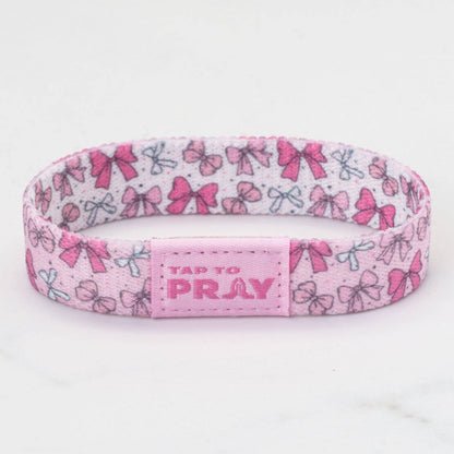 Tap To Pray® Wristband – Boutique Bows: Small