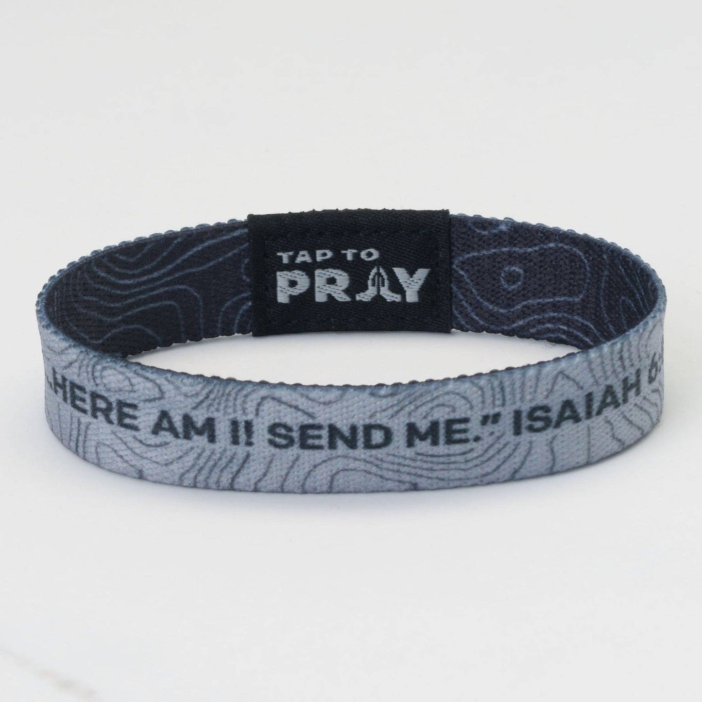 Tap To Pray® Wristband – Valor Topography: Medium