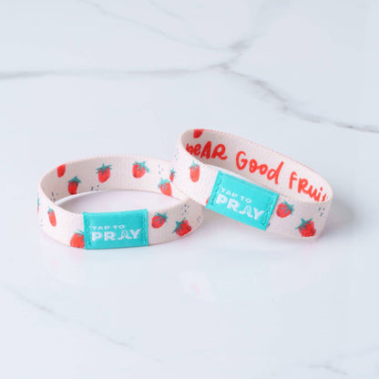 Tap To Pray® Kingfolk Series Wristband – Bear Good Fruit: Small