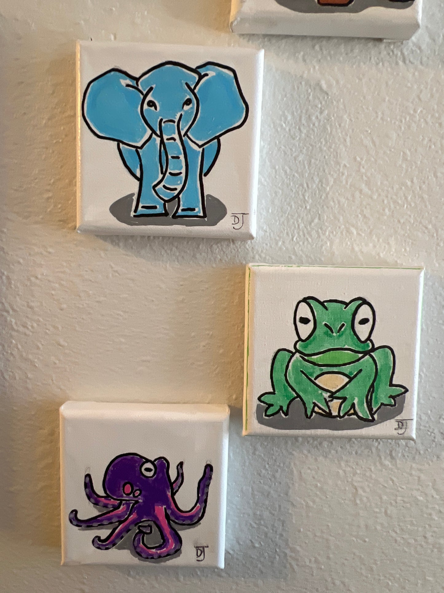 Hand paint animals