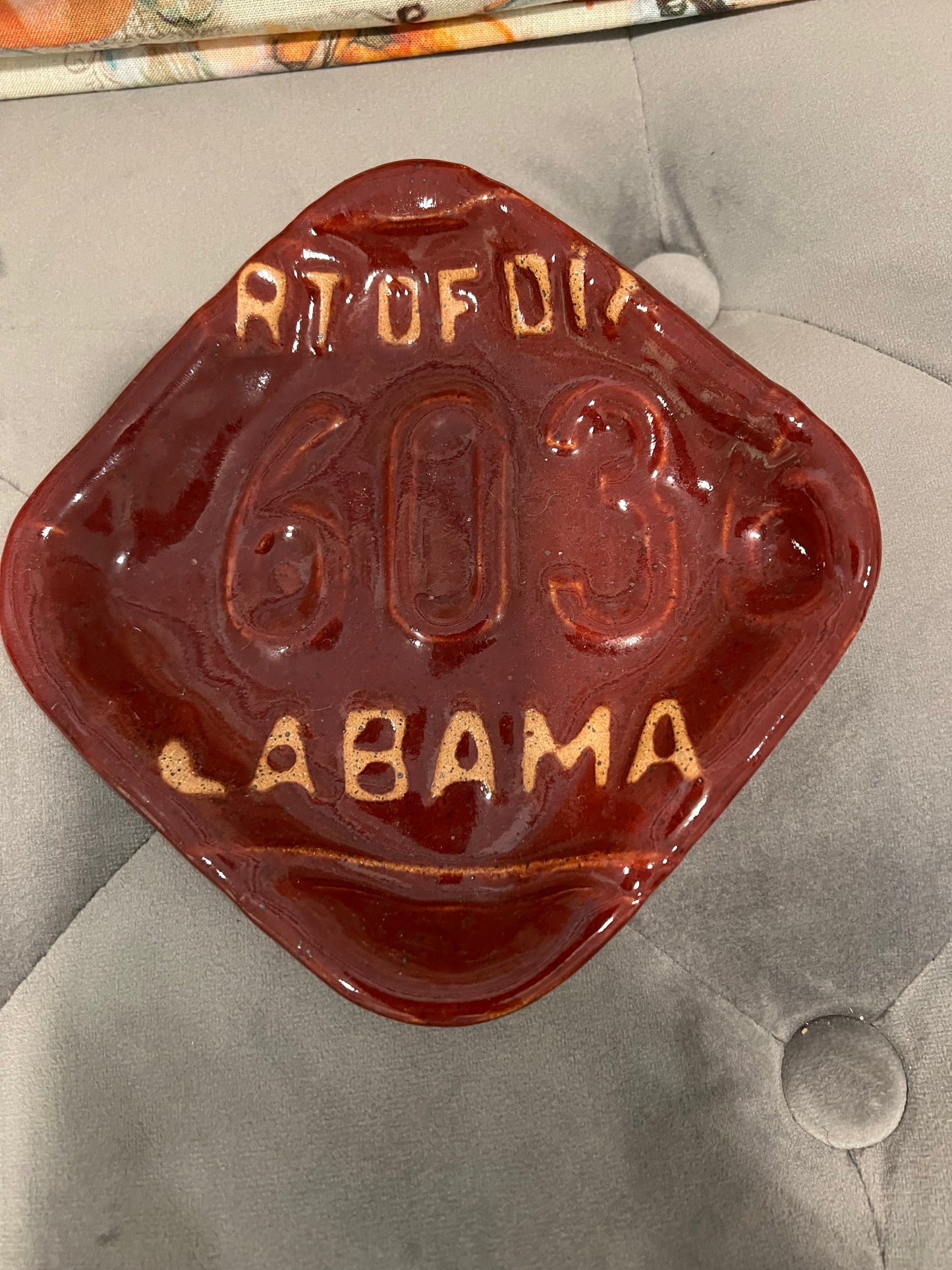 Belforest pottery- trinket dish