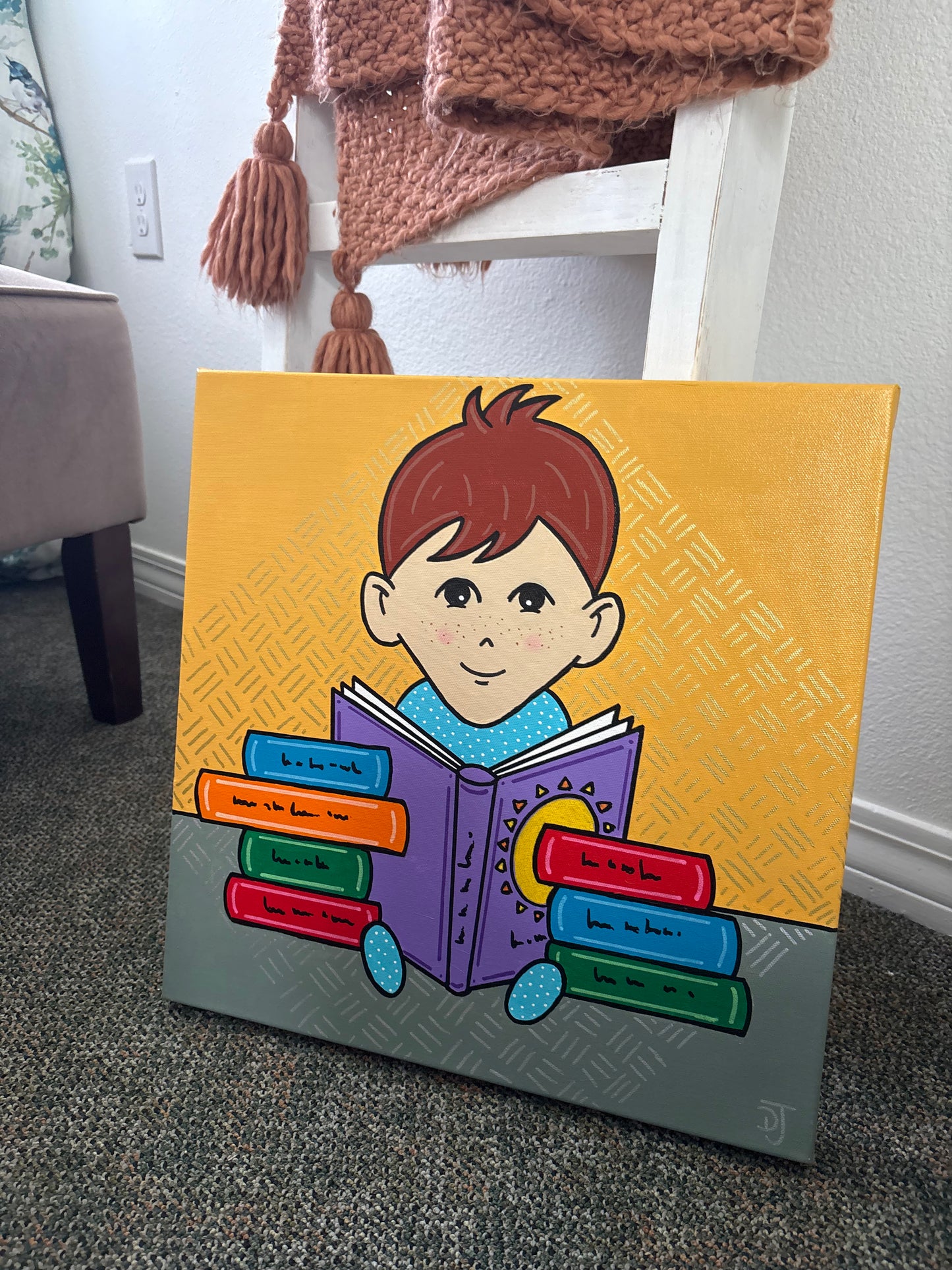 Books Are Fun - Painting
