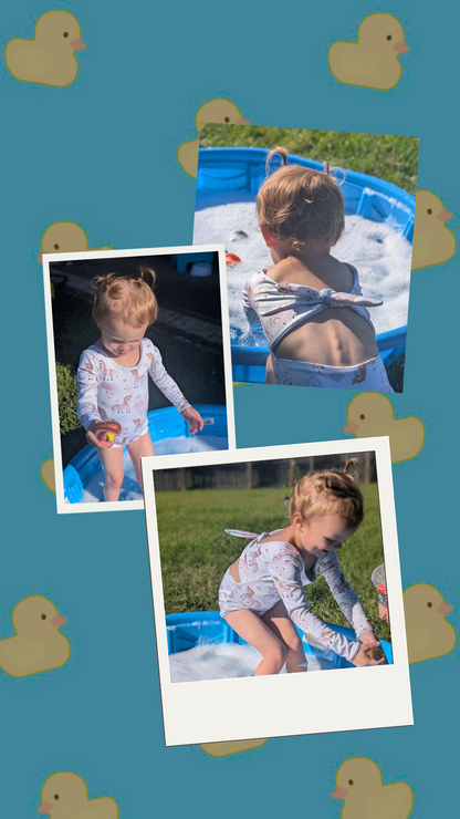 Reversible Tie Back Swimsuit - Babies