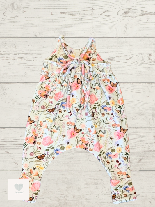 Bow Tie Back Romper - Baby