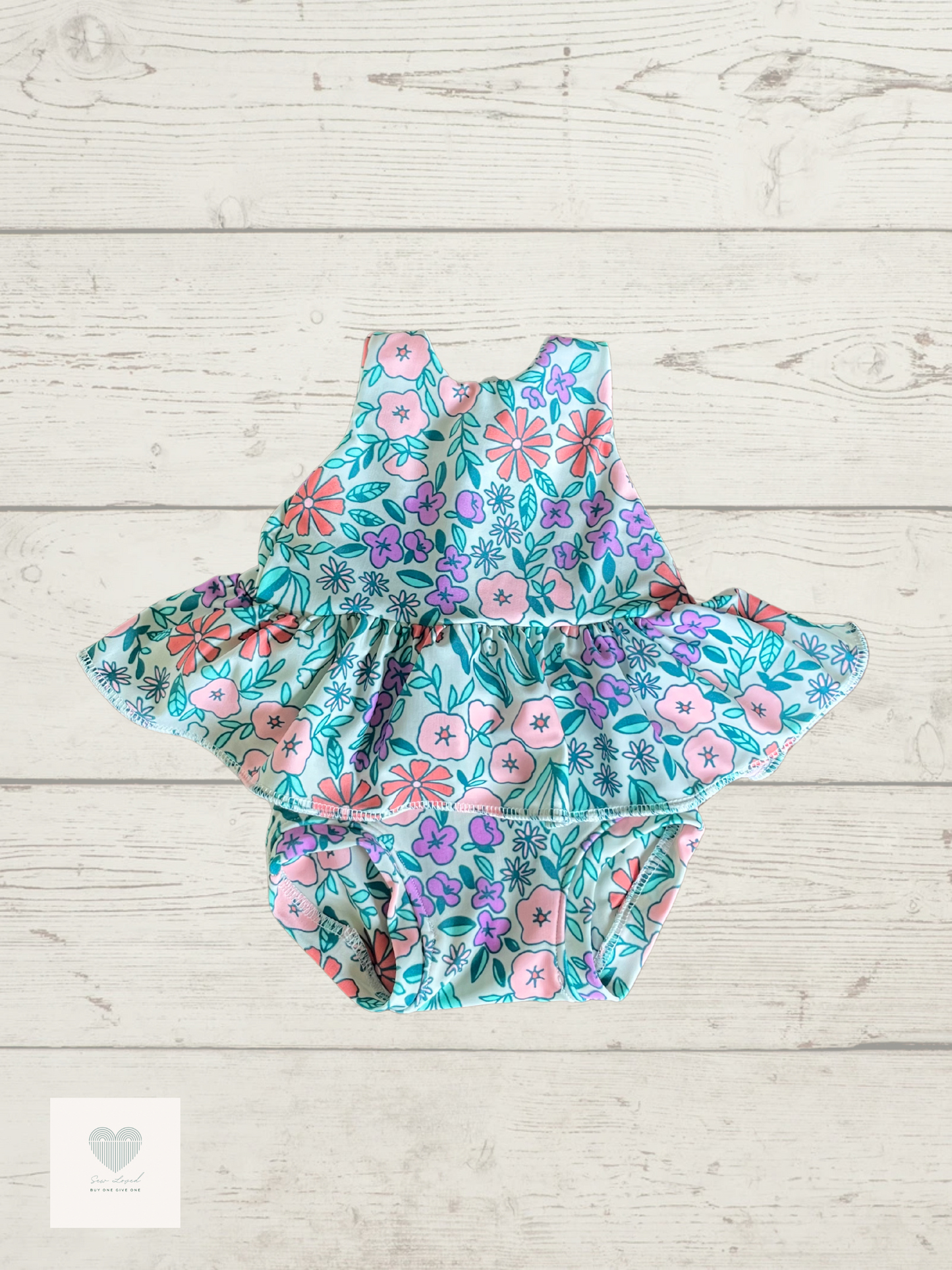 Tie back Daisy Swim Set