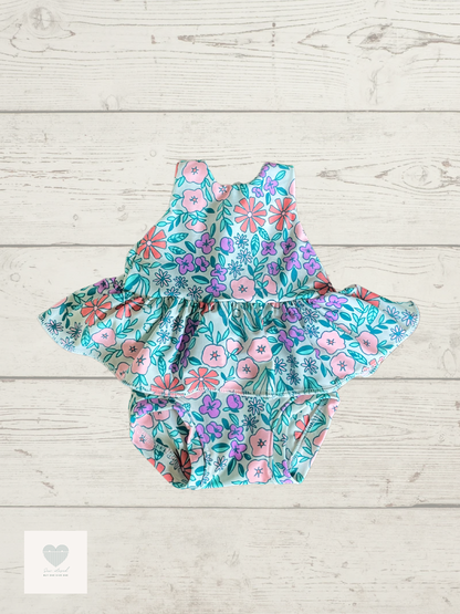 Tie back Daisy Swim Set