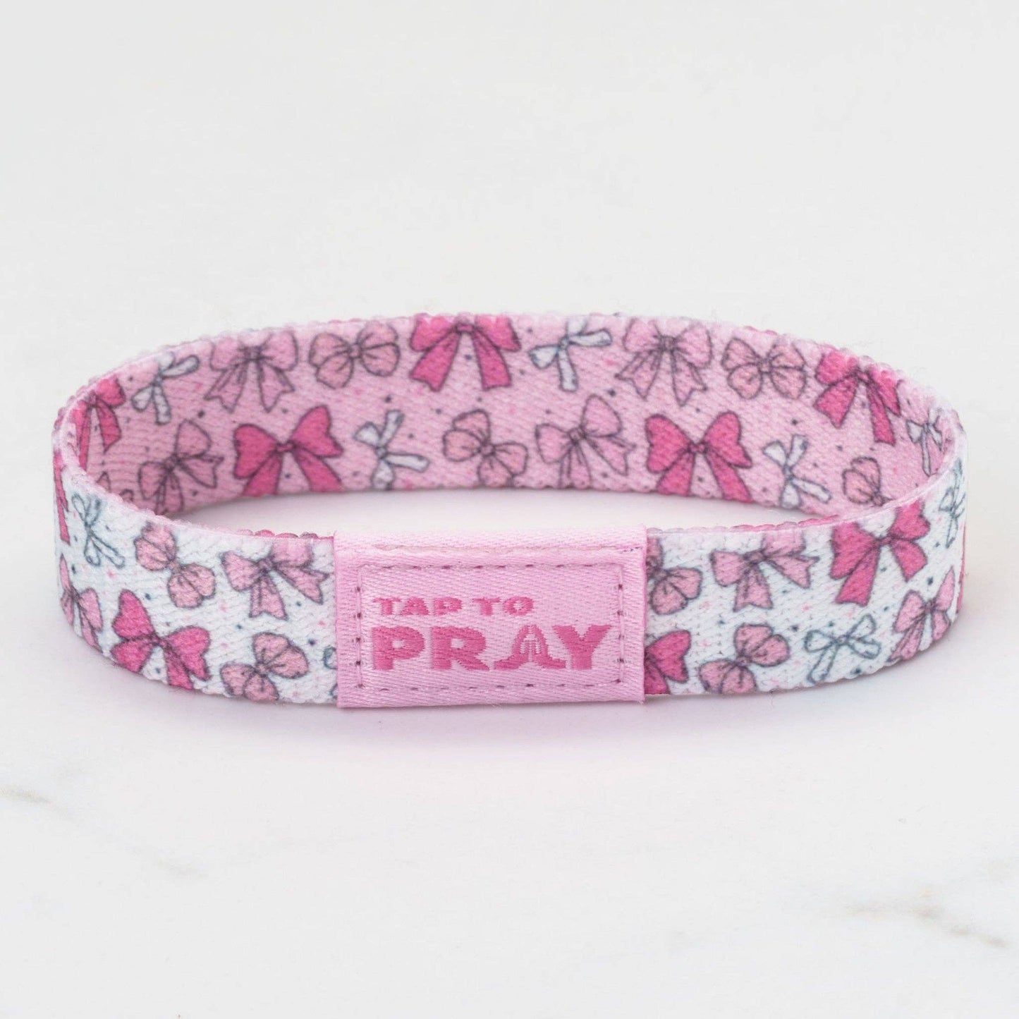 Tap To Pray® Wristband – Boutique Bows: Small