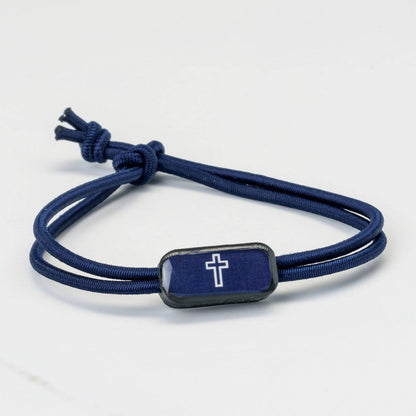 Tap To Pray® Survivor Series Tactical Bracelet: Camo Green + Cross