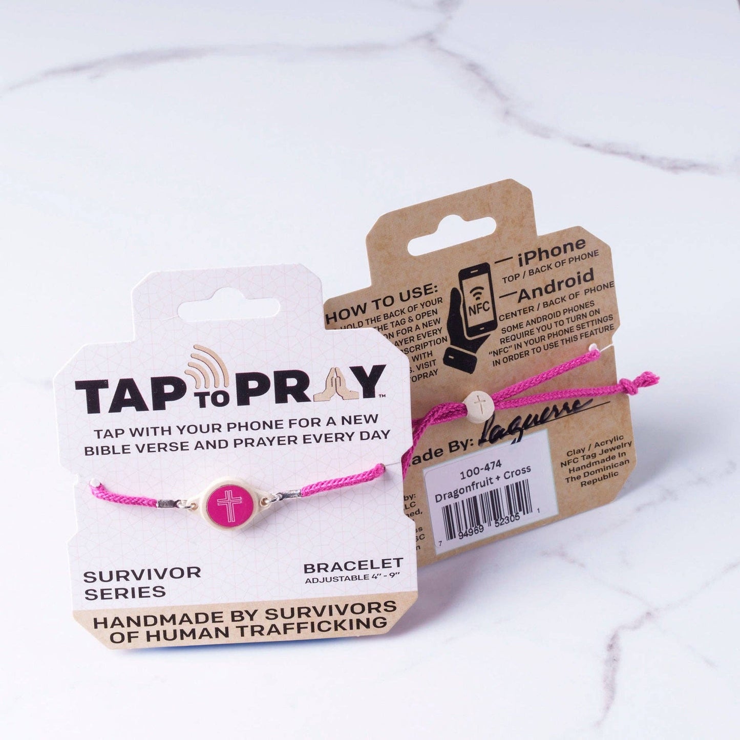 Tap To Pray® Survivor Series Bracelet: .999 Silver-Plated + Wild Flowers
