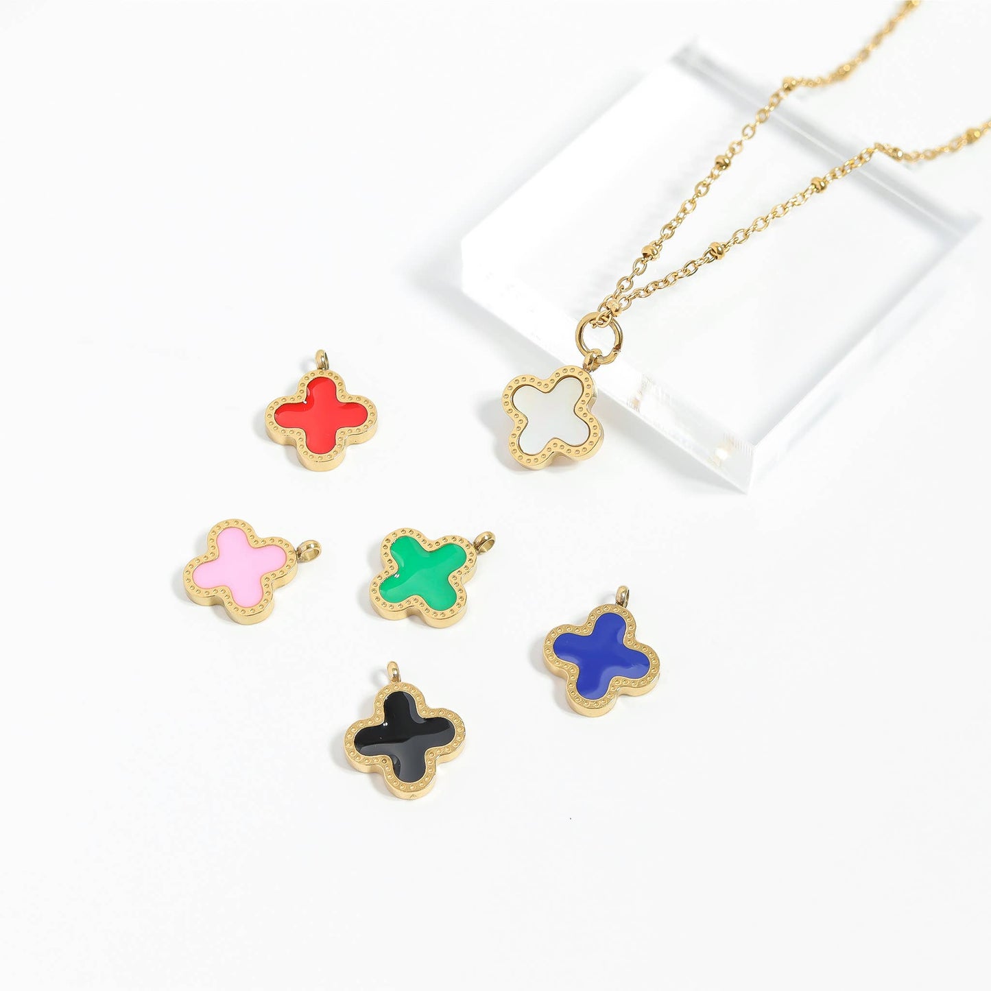 Stainless Steel Satellite Chain Necklace: Stainless / 20+2"