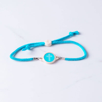 Tap To Pray® Survivor Series Bracelet: Mocha + Cross