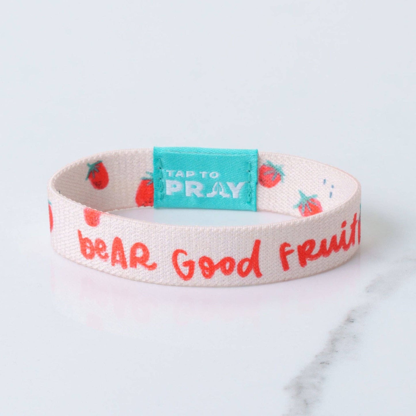 Tap To Pray® Kingfolk Series Wristband – Bear Good Fruit: Small