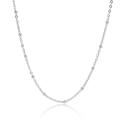 Stainless Steel Satellite Chain Necklace: Gold / 20+2"