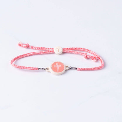 Tap To Pray® Survivor Series Bracelet: Mocha + Cross