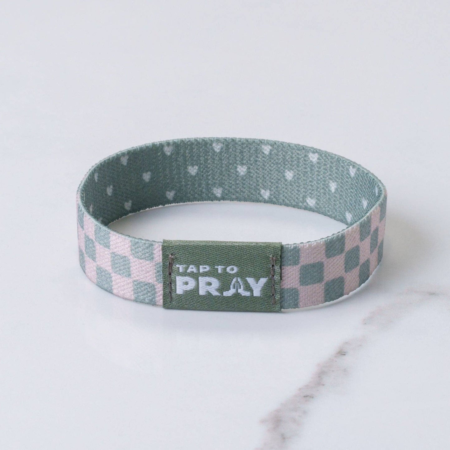 Tap To Pray® Wristband – Cottage & Tile: Medium