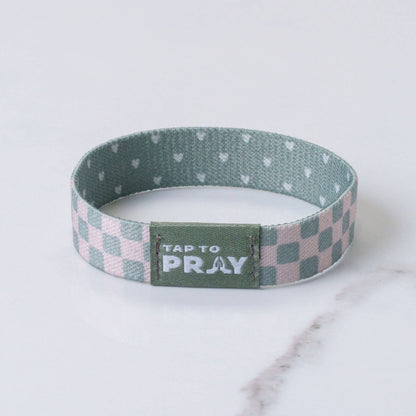 Tap To Pray® Wristband – Cottage & Tile: Medium