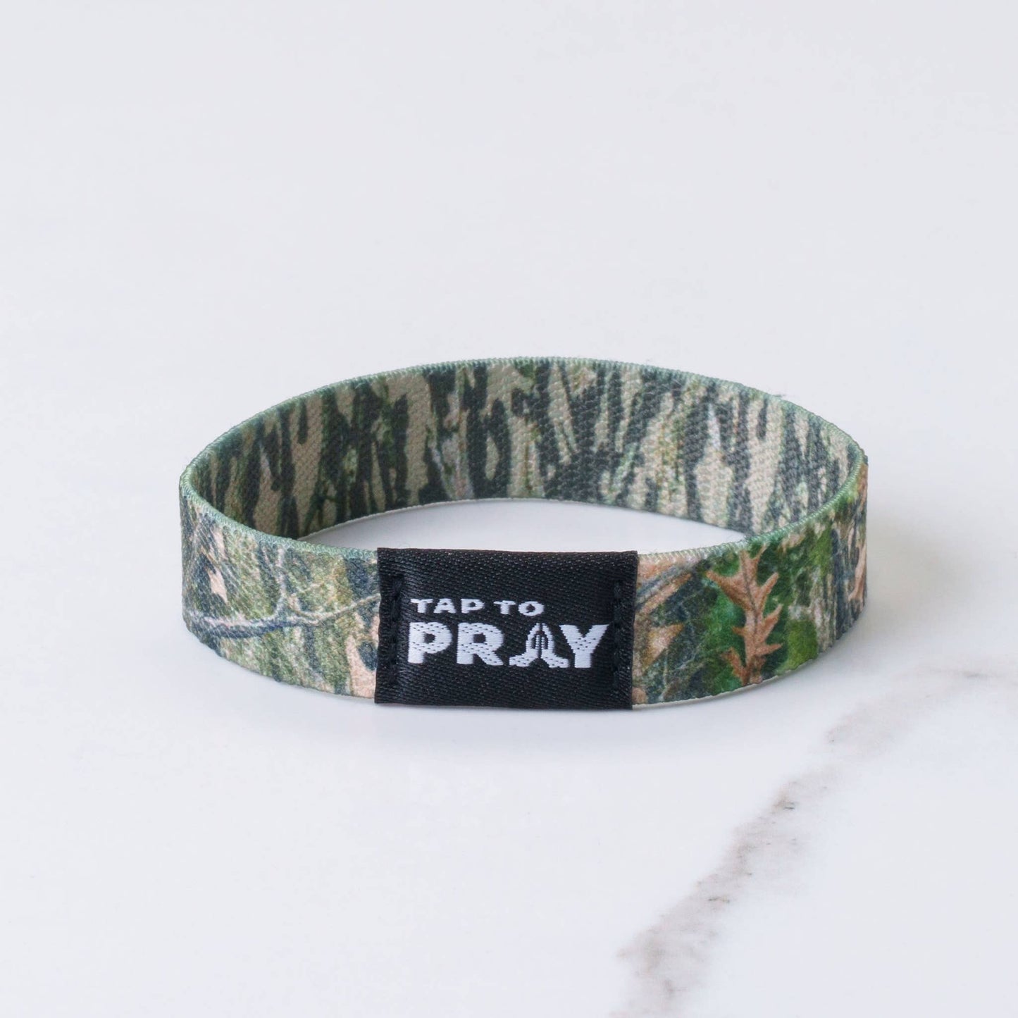 Tap To Pray™ Wristbands - Forest & Tree Bark Camo: Small / Forest Camo / Tree Bark Camo
