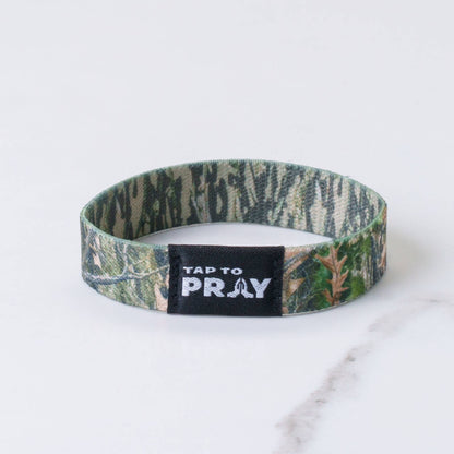 Tap To Pray™ Wristbands - Forest & Tree Bark Camo: Small / Forest Camo / Tree Bark Camo