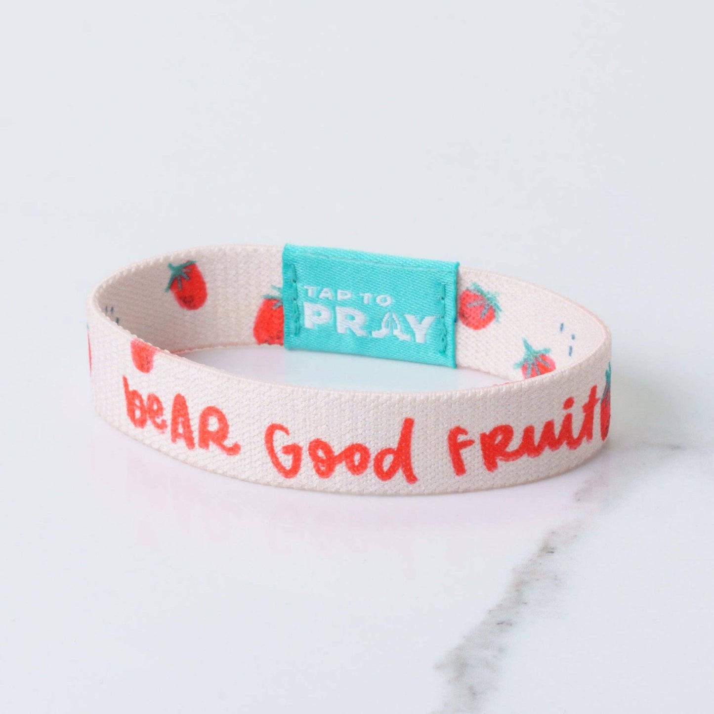 Tap To Pray® Kingfolk Series Wristband – Bear Good Fruit: Small